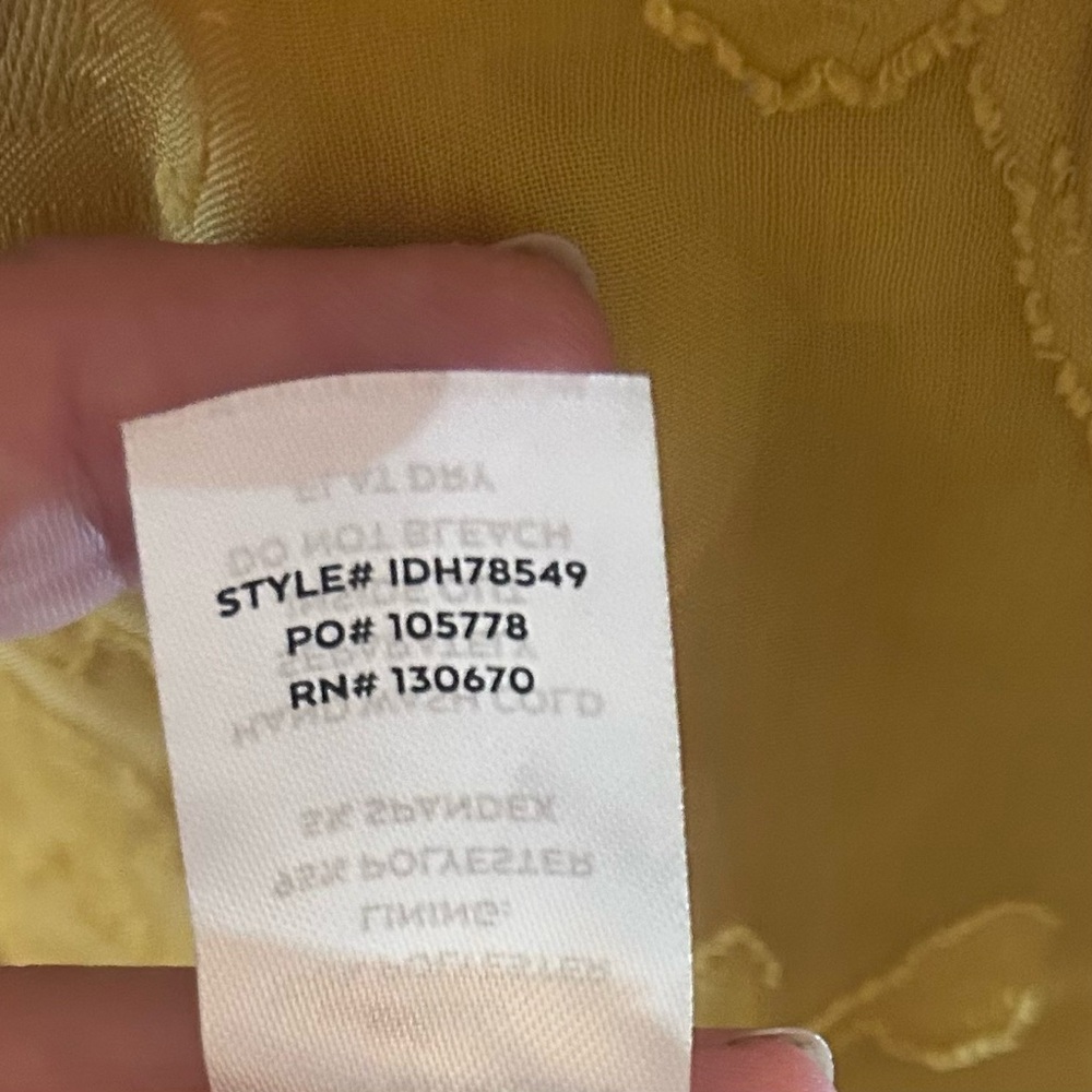 Lulu's Mustard Ruffle Dress - Picture 6 of 7